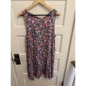 LOFT Pink Floral Mini Dress